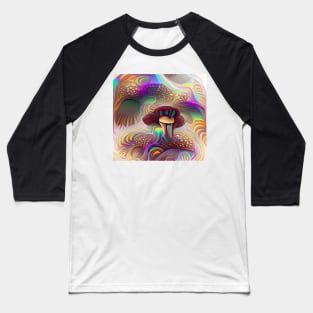 Psychedelic Mushroom Baseball T-Shirt